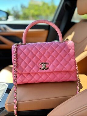 🩷🔥🔥🩷COCO HANDLE STUNNING PINK CHANEL 22P🩷🔥🔥🩷